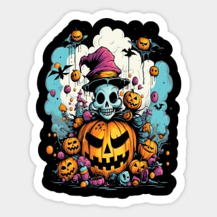 Trick or Treat Halloween Sticker